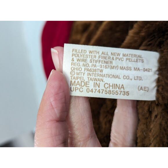 Vintage Dan Dee 10" Musical Plush Reindeer Large Antlers Bells - Picture 4 of 5